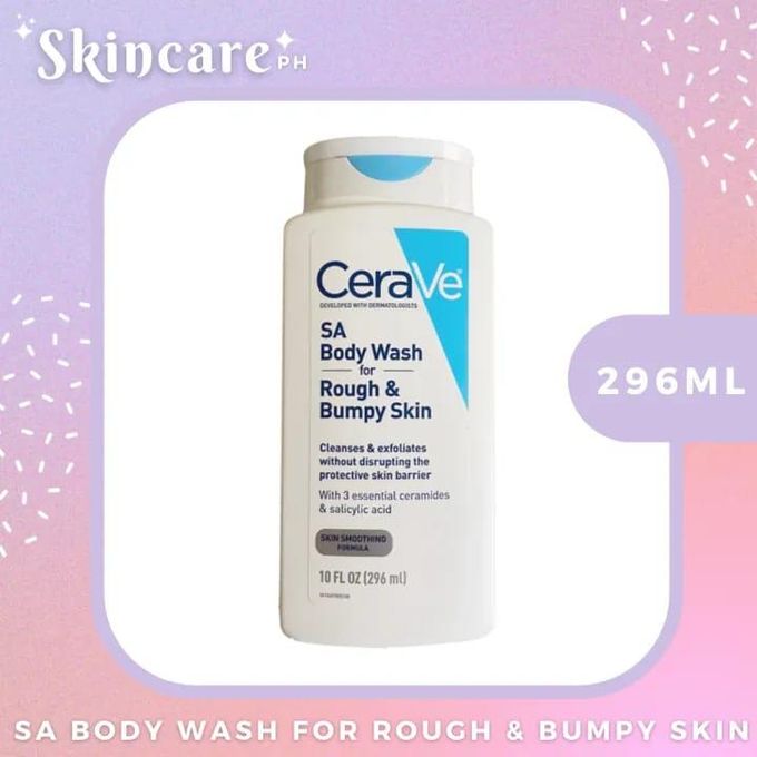 Cerave SA (salicylic Acid) Body Wash - Cleanser For Rough & Bumpy Skin