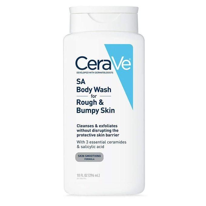 Cerave SA (salicylic Acid) Body Wash -Gentle Exfoliation & Cleanse Rough & Bumpy Skin