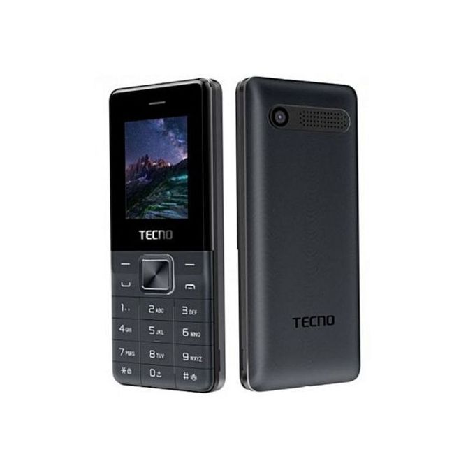 Tecno T301; (Dual Sim),// Memory Card Slot//black