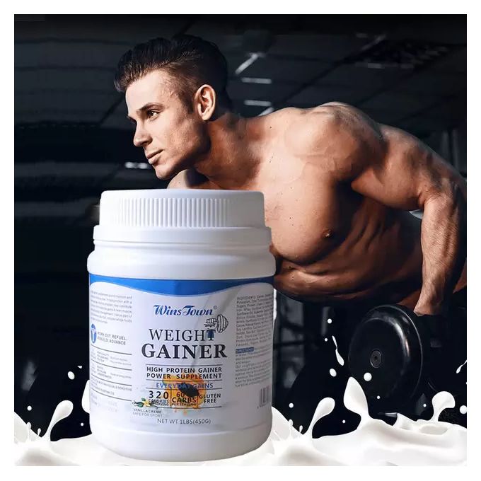 Wins Town Weight Gainer and Muscle Builder Supplement Protein Powder Supports Muscle Growth, Promotes Weight Gain, Boosts Energy