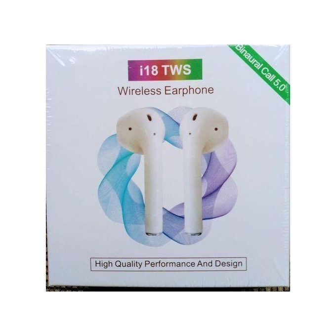 TWS I18 V5.0 Wireless Headphone/Bluetooth /earbud